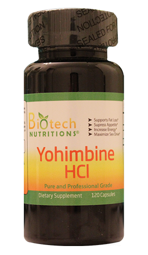 (image for) Biotech Nutritions Yohimbine HCl 120 Capsules